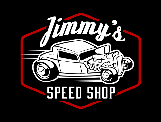 Jimmy’s Speed Shop logo design by haze