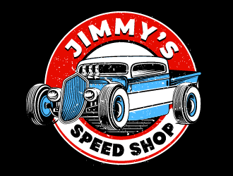 Jimmy’s Speed Shop logo design by Ultimatum