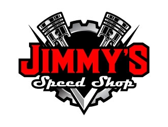 Jimmy’s Speed Shop logo design by daywalker