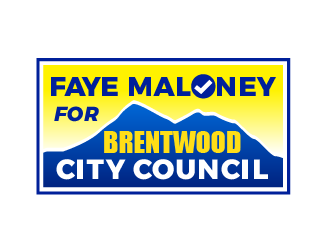 Faye Maloney for Brentwood City Council logo design by justin_ezra