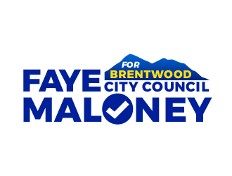 Faye Maloney for Brentwood City Council logo design by justin_ezra