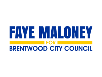 Faye Maloney for Brentwood City Council logo design by cintoko