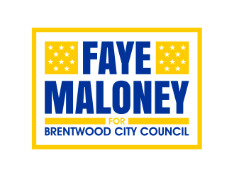 Faye Maloney for Brentwood City Council logo design by cintoko