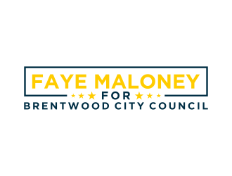 Faye Maloney for Brentwood City Council logo design by checx