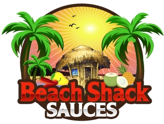 Beach Shack Sauces logo design by Suvendu