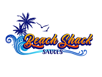 Beach Shack Sauces logo design by 3Dlogos