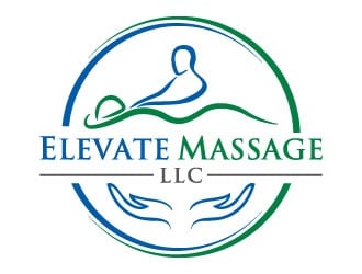 Elevate Massage LLC logo design by pixalrahul