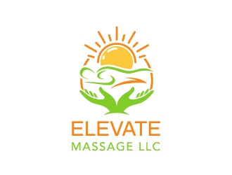 Elevate Massage LLC logo design by Anizonestudio