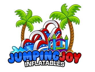 Jumping Joy Inflatables  logo design by DreamLogoDesign