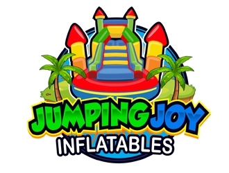 Jumping Joy Inflatables  logo design by DreamLogoDesign