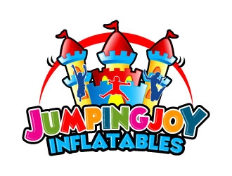 Jumping Joy Inflatables  logo design by daywalker