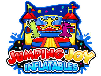 Jumping Joy Inflatables  logo design by coco