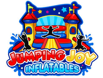 Jumping Joy Inflatables  logo design by coco