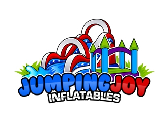 Jumping Joy Inflatables  logo design by DreamLogoDesign