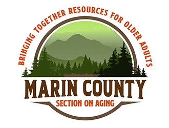 Marin County Section on Aging logo design by PrimalGraphics