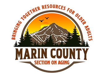 Marin County Section on Aging logo design by PrimalGraphics