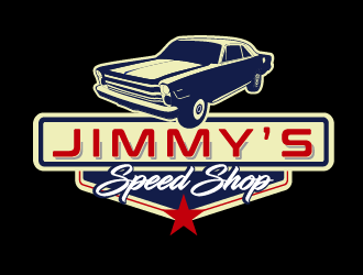 Jimmy’s Speed Shop logo design by axel182