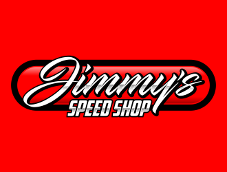 Jimmy’s Speed Shop logo design by ekitessar