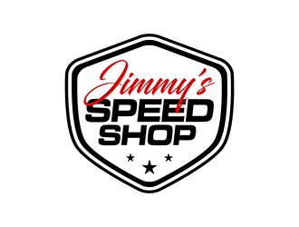 Jimmy’s Speed Shop logo design by enzidesign