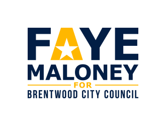 Faye Maloney for Brentwood City Council logo design by lexipej