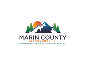 Marin County Section on Aging logo design by oke2angconcept