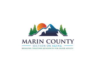 Marin County Section on Aging logo design by oke2angconcept