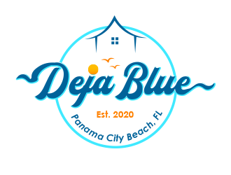 Deja Blue logo design by BeDesign