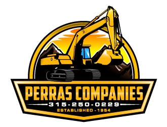 Perras Companies logo design by Suvendu