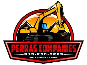 Perras Companies logo design by Suvendu