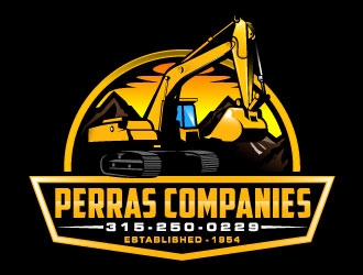 Perras Companies logo design by Suvendu