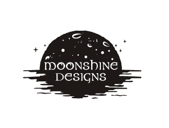 Moonshine Designs logo design by emberdezign