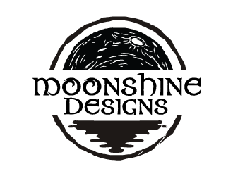 Moonshine Designs logo design by emberdezign