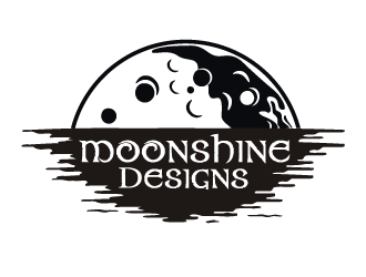 Moonshine Designs logo design by emberdezign