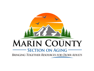 Marin County Section on Aging logo design by Girly