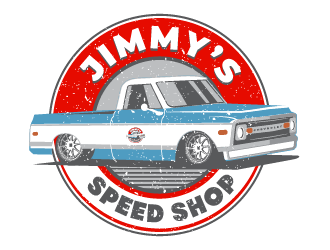 Jimmy’s Speed Shop logo design by Ultimatum