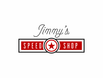 Jimmy’s Speed Shop logo design by y7ce