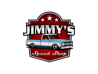 Jimmy’s Speed Shop logo design by brandshark