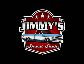 Jimmy’s Speed Shop logo design by brandshark