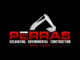 Perras Companies logo design by lexipej