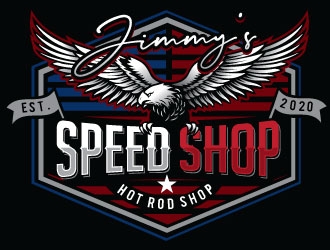 Jimmy’s Speed Shop logo design by REDCROW