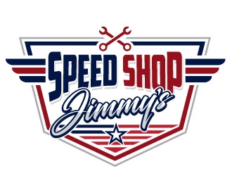 Jimmy’s Speed Shop logo design by REDCROW