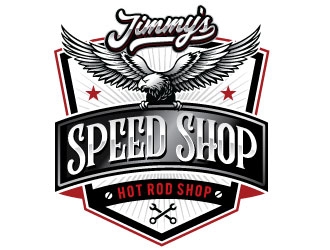 Jimmy’s Speed Shop logo design by REDCROW