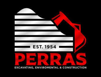 Perras Companies logo design by FriZign