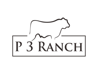 P 3 Ranch logo design by qqdesigns