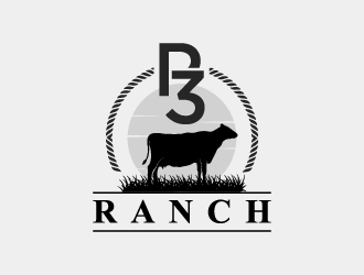 P 3 Ranch logo design by wongndeso