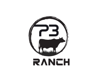 P 3 Ranch logo design by aryamaity