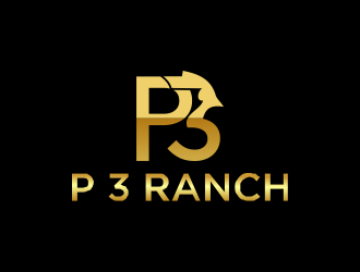 P 3 Ranch logo design by azizah