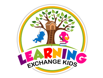 Learning Exchange Kids logo design by ingepro