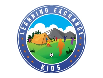 Learning Exchange Kids logo design by Suvendu