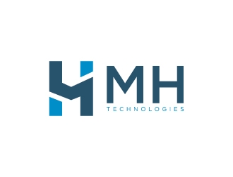 MH Technologies logo design by wongndeso